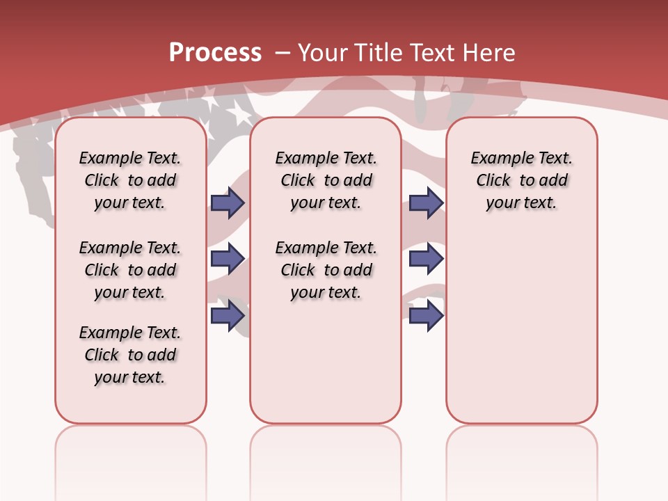 Illustration Graphic Red PowerPoint Template