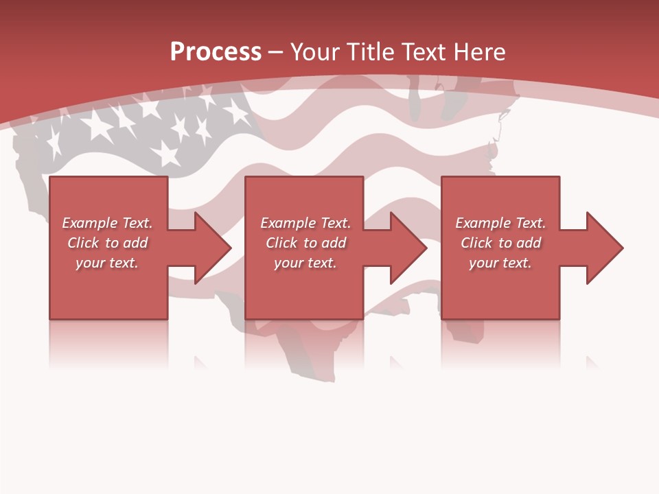 Illustration Graphic Red PowerPoint Template