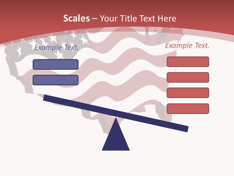 Illustration Graphic Red PowerPoint Template