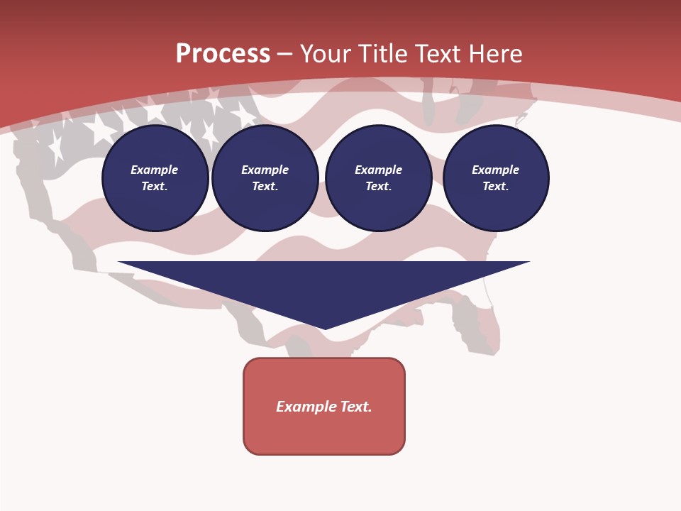 Illustration Graphic Red PowerPoint Template