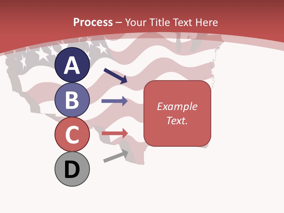 Illustration Graphic Red PowerPoint Template