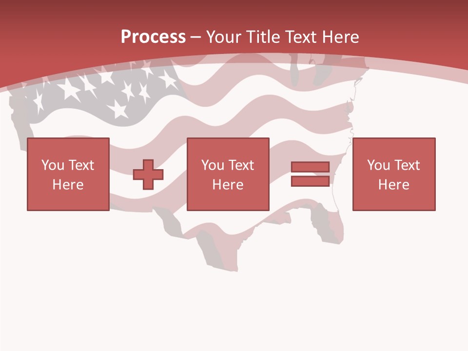 Illustration Graphic Red PowerPoint Template