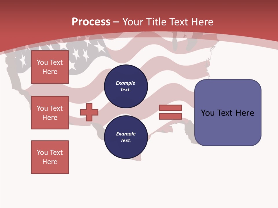 Illustration Graphic Red PowerPoint Template