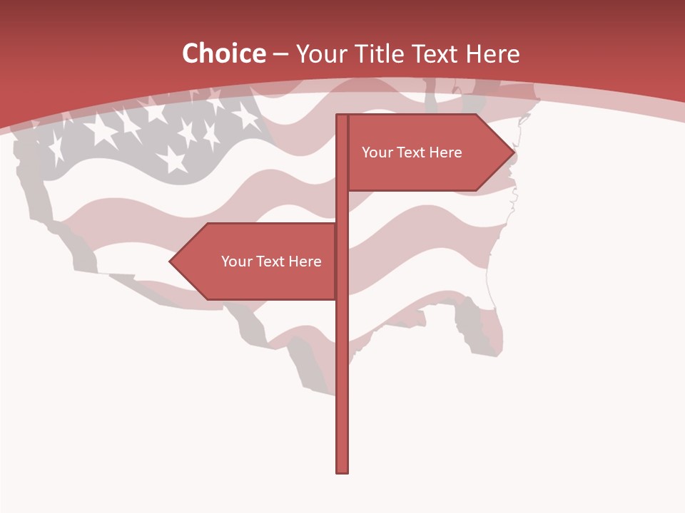 Illustration Graphic Red PowerPoint Template