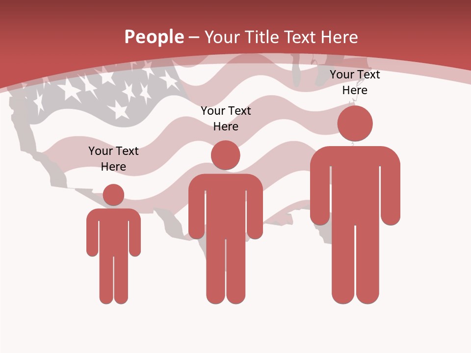 Illustration Graphic Red PowerPoint Template