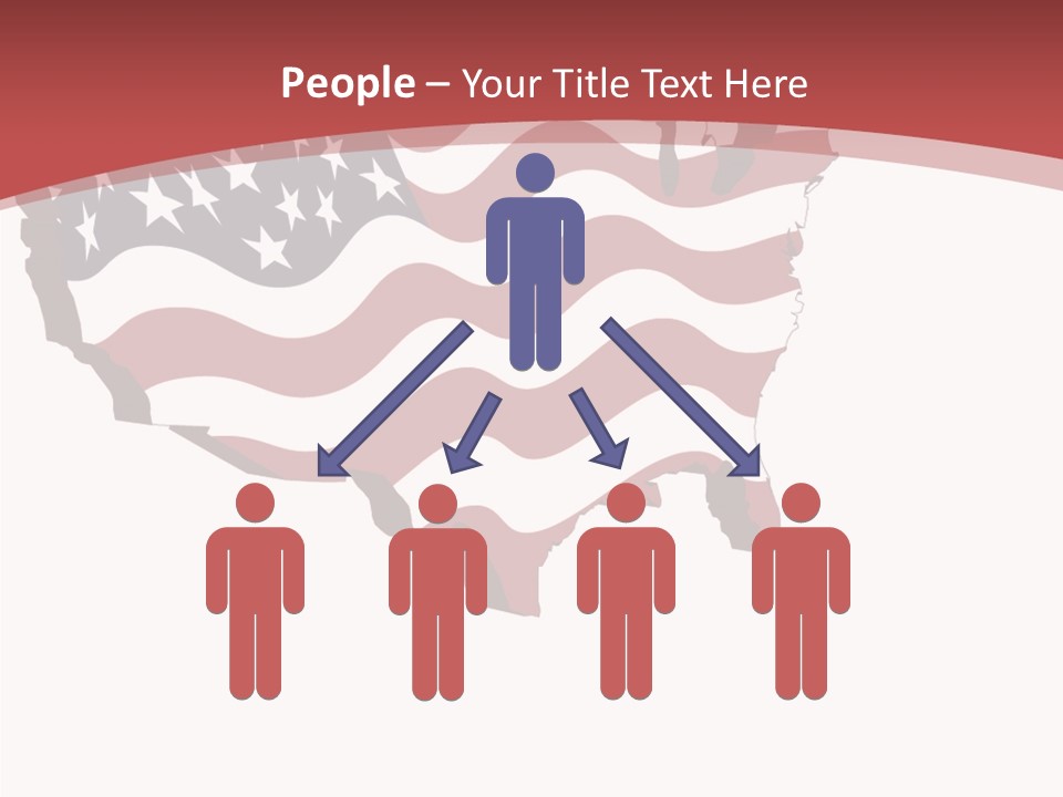 Illustration Graphic Red PowerPoint Template