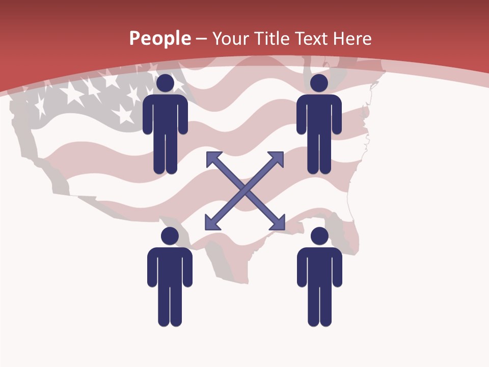 Illustration Graphic Red PowerPoint Template