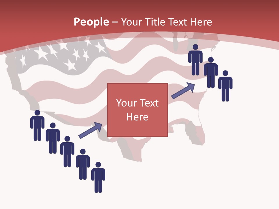 Illustration Graphic Red PowerPoint Template