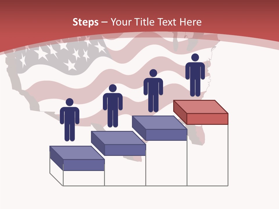 Illustration Graphic Red PowerPoint Template