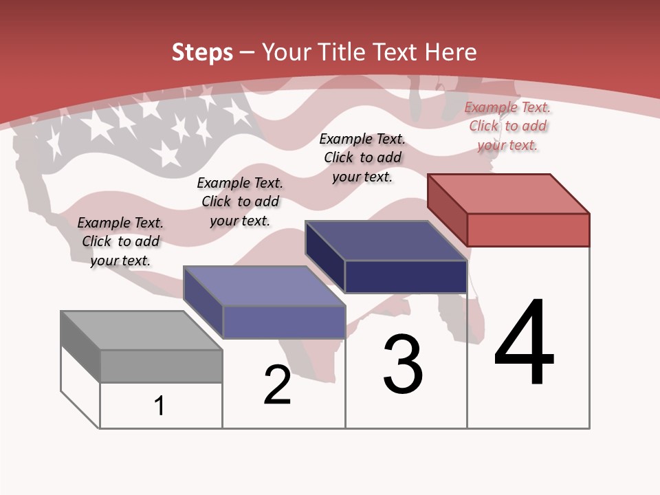 Illustration Graphic Red PowerPoint Template
