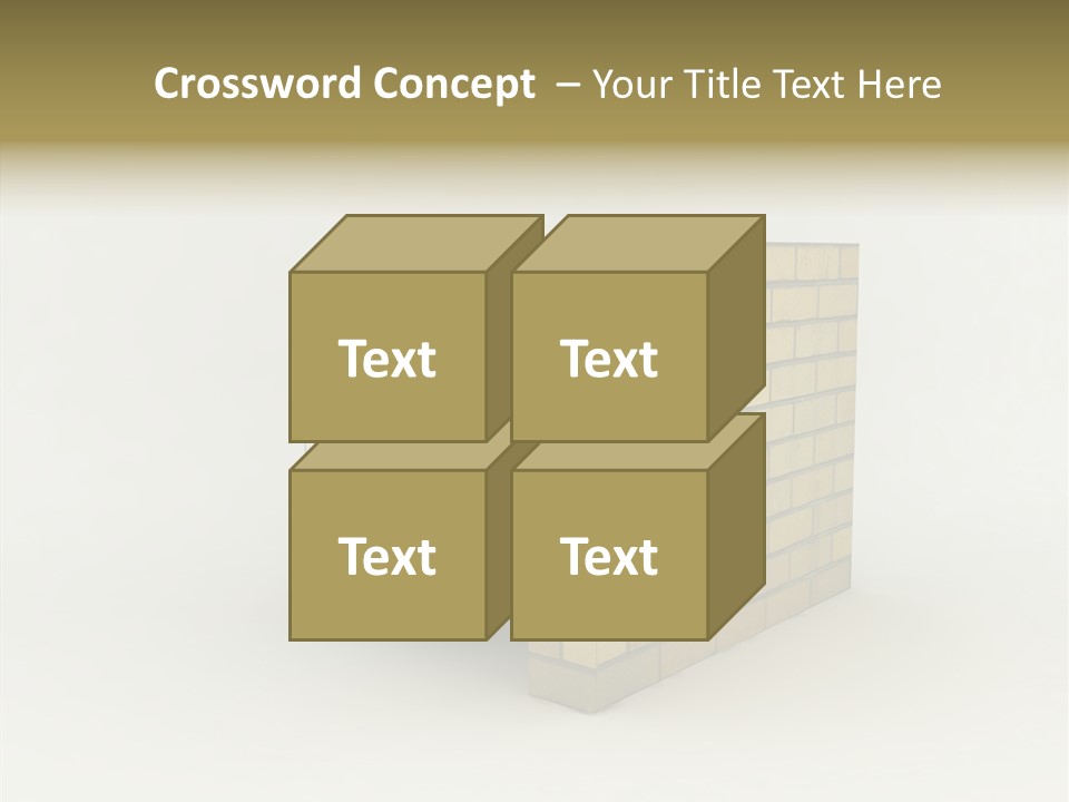 Bricks Globe Geo PowerPoint Template
