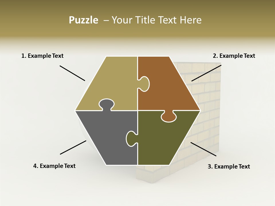 Bricks Globe Geo PowerPoint Template