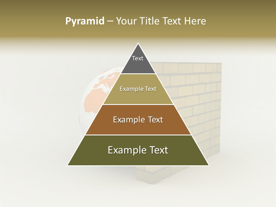 Bricks Globe Geo PowerPoint Template