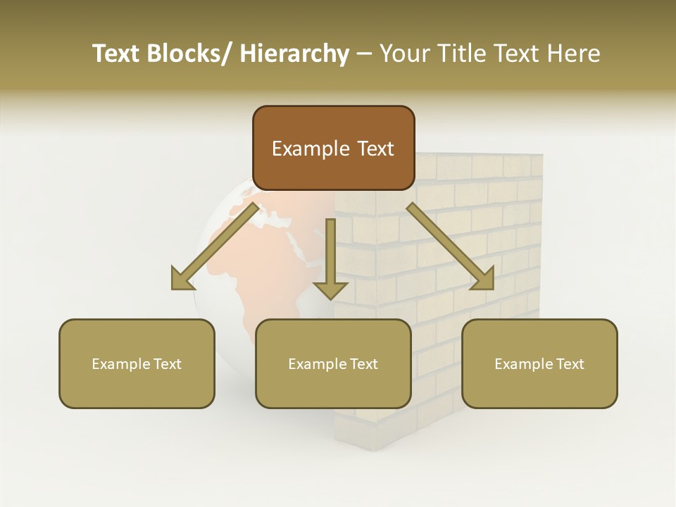 Bricks Globe Geo PowerPoint Template