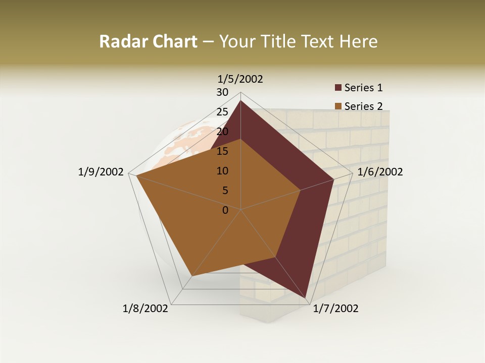 Bricks Globe Geo PowerPoint Template