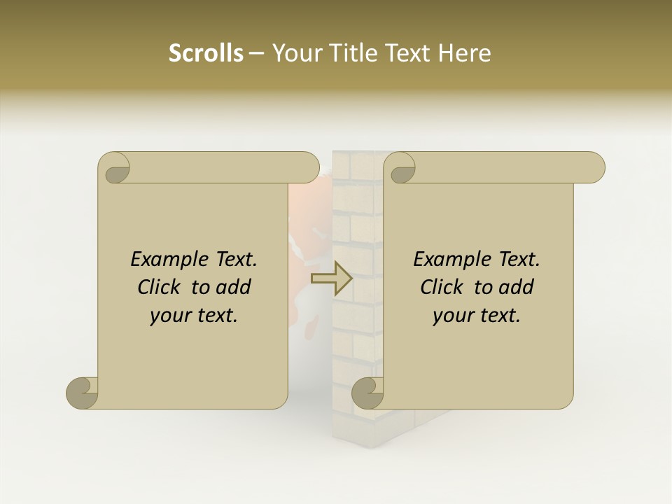 Bricks Globe Geo PowerPoint Template