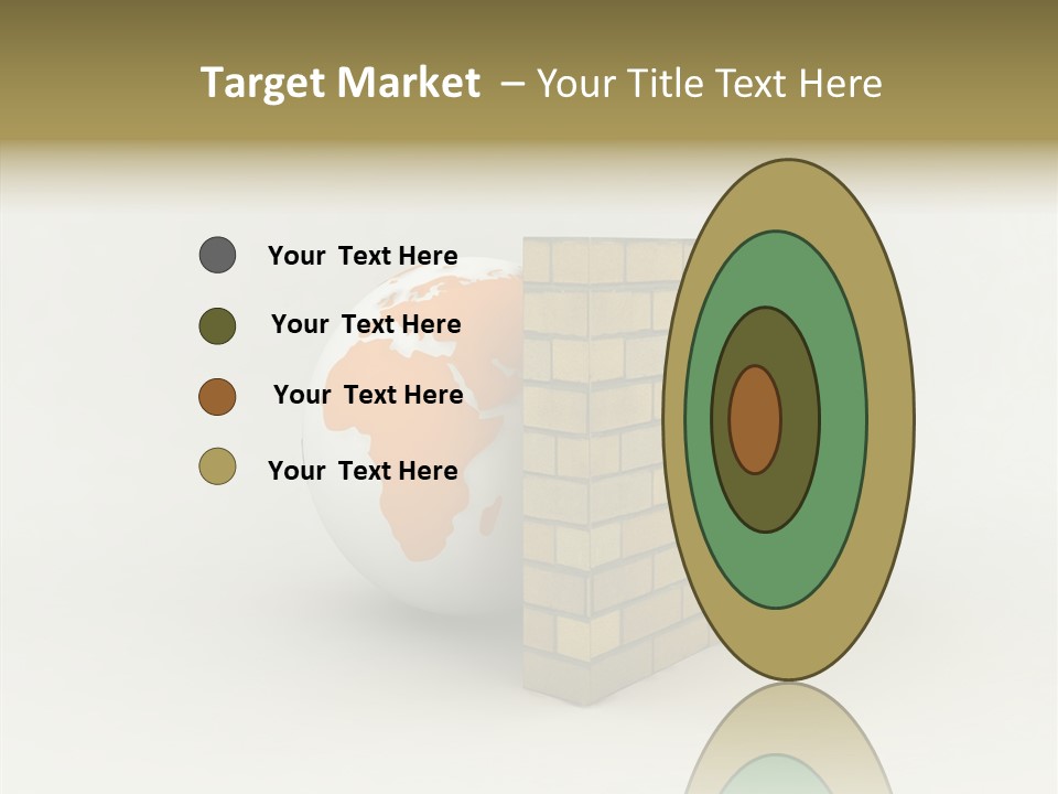 Bricks Globe Geo PowerPoint Template