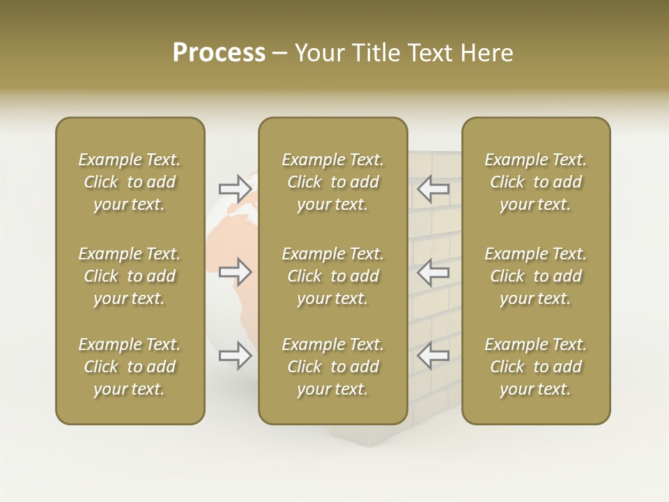 Bricks Globe Geo PowerPoint Template
