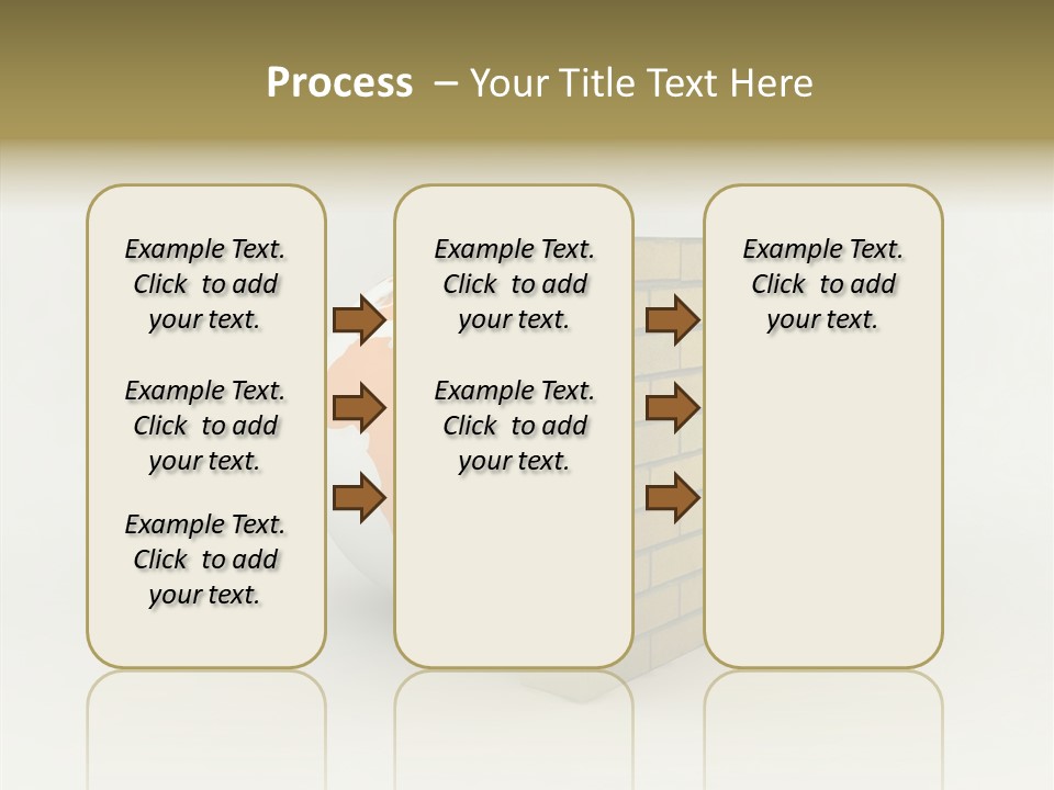 Bricks Globe Geo PowerPoint Template