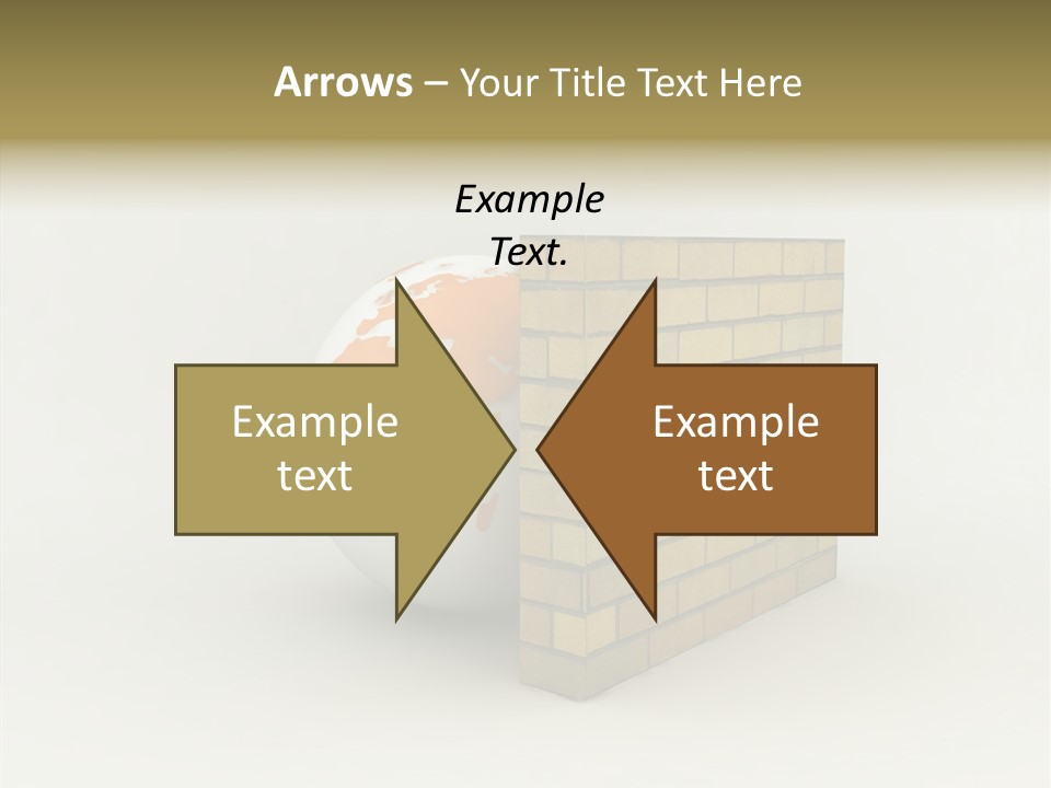 Bricks Globe Geo PowerPoint Template