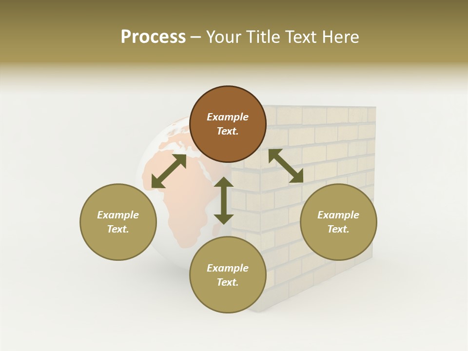 Bricks Globe Geo PowerPoint Template