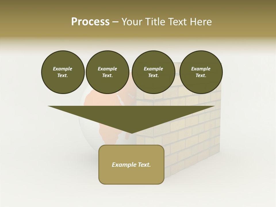 Bricks Globe Geo PowerPoint Template
