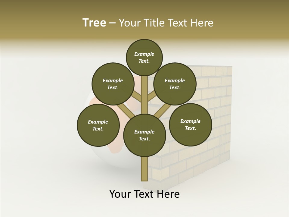 Bricks Globe Geo PowerPoint Template