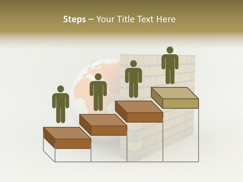 Bricks Globe Geo PowerPoint Template