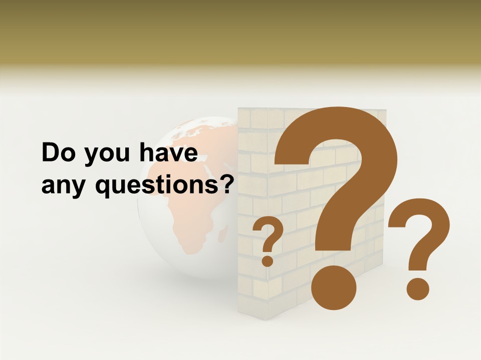 Bricks Globe Geo PowerPoint Template