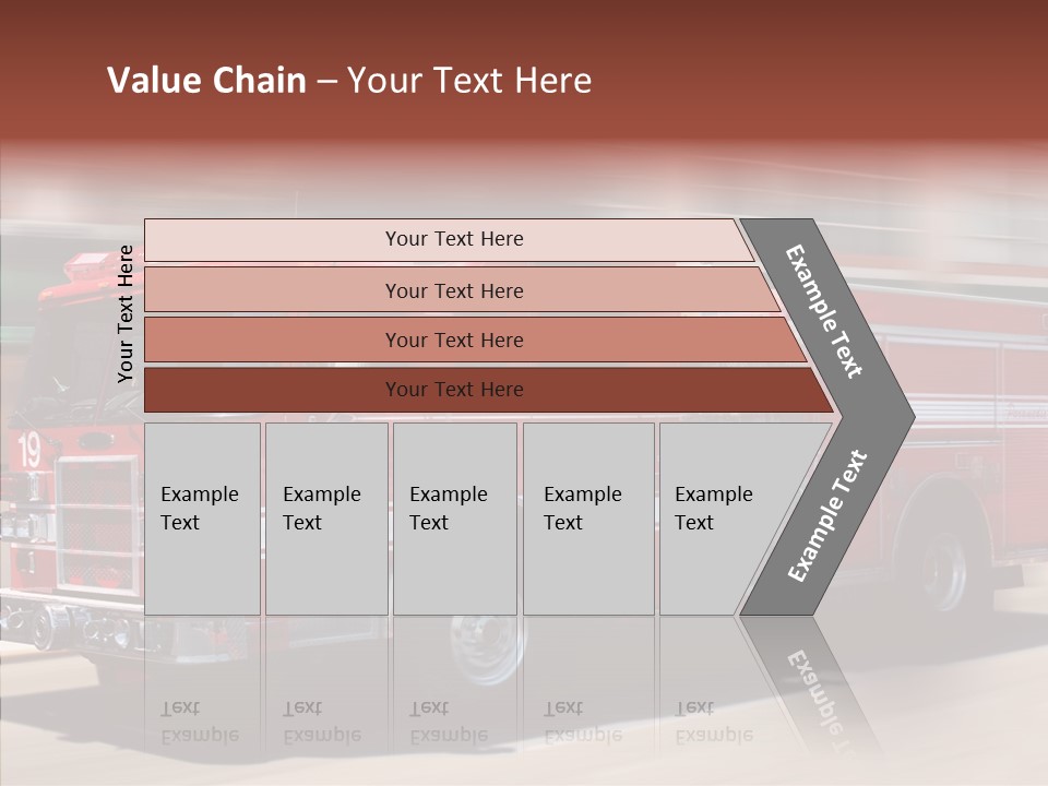Fire Red Emergency PowerPoint Template