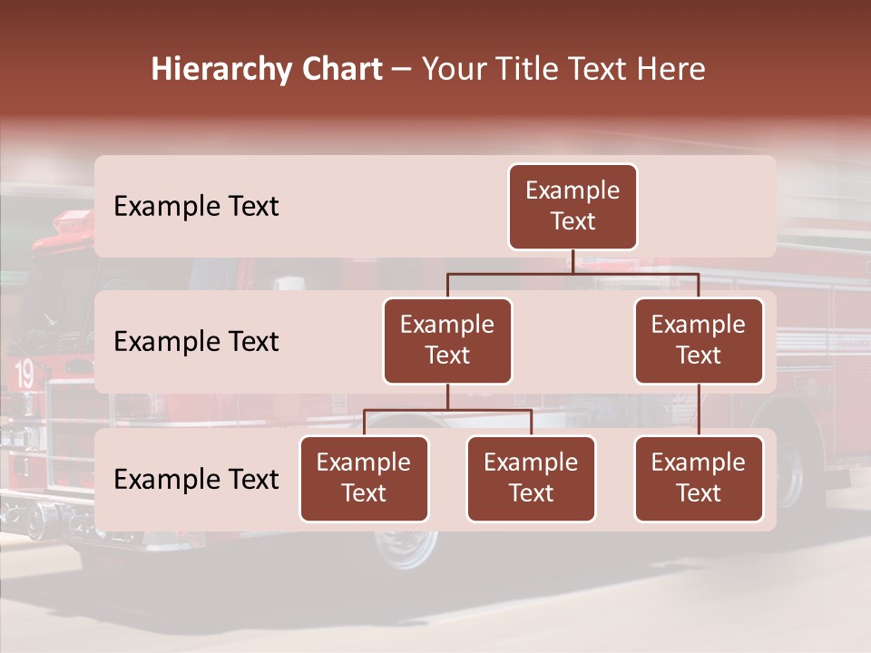 Fire Red Emergency PowerPoint Template