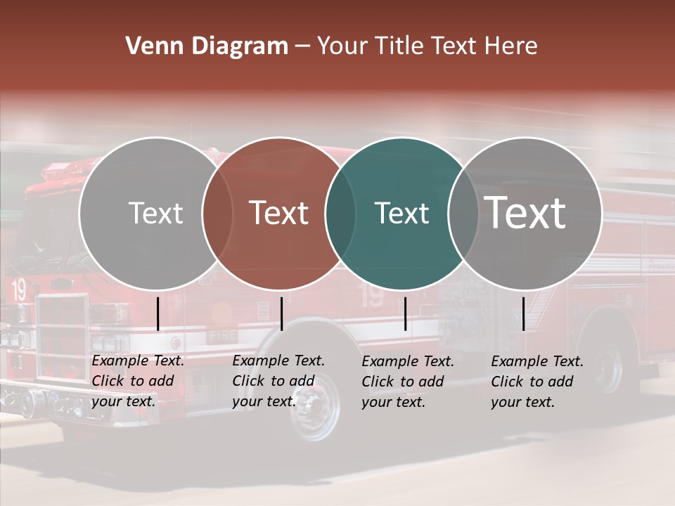 Fire Red Emergency PowerPoint Template