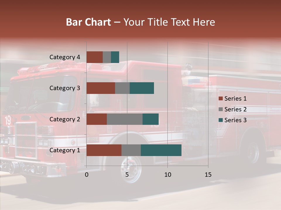 Fire Red Emergency PowerPoint Template