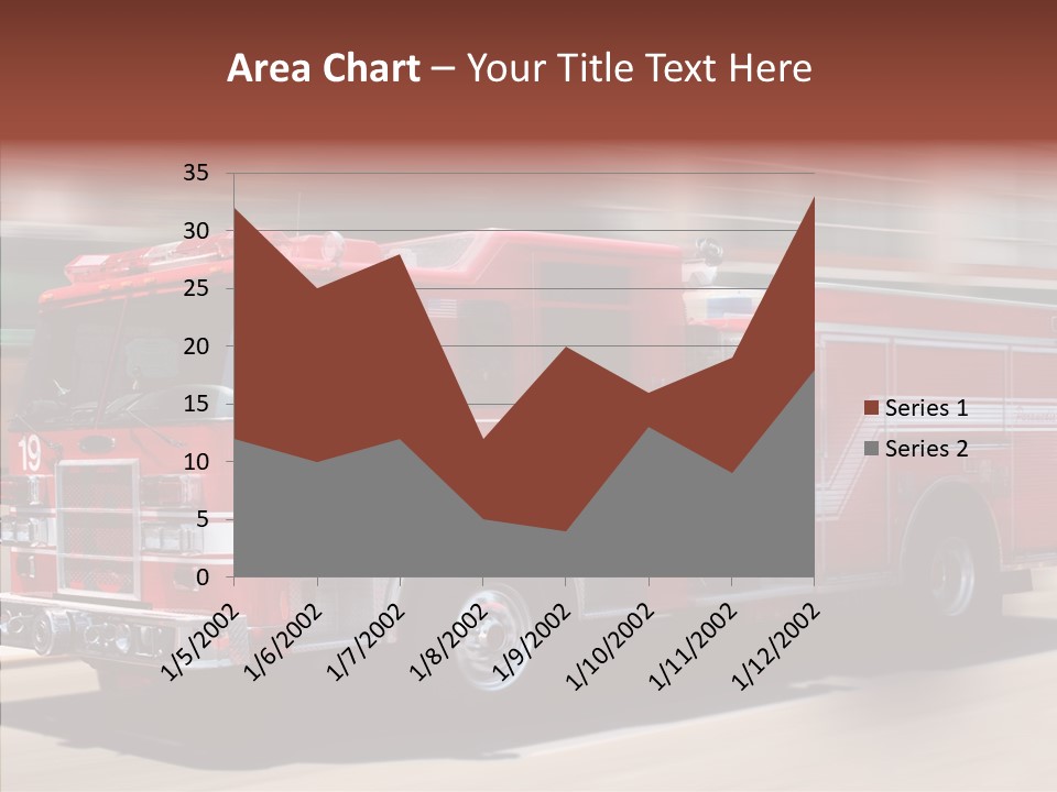 Fire Red Emergency PowerPoint Template