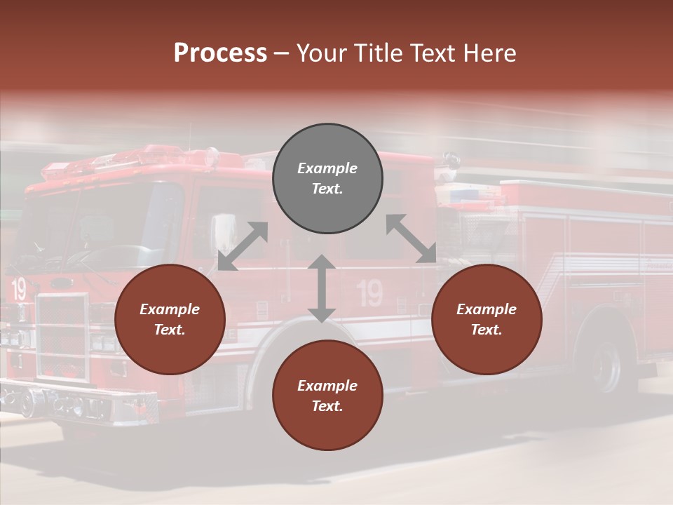 Fire Red Emergency PowerPoint Template