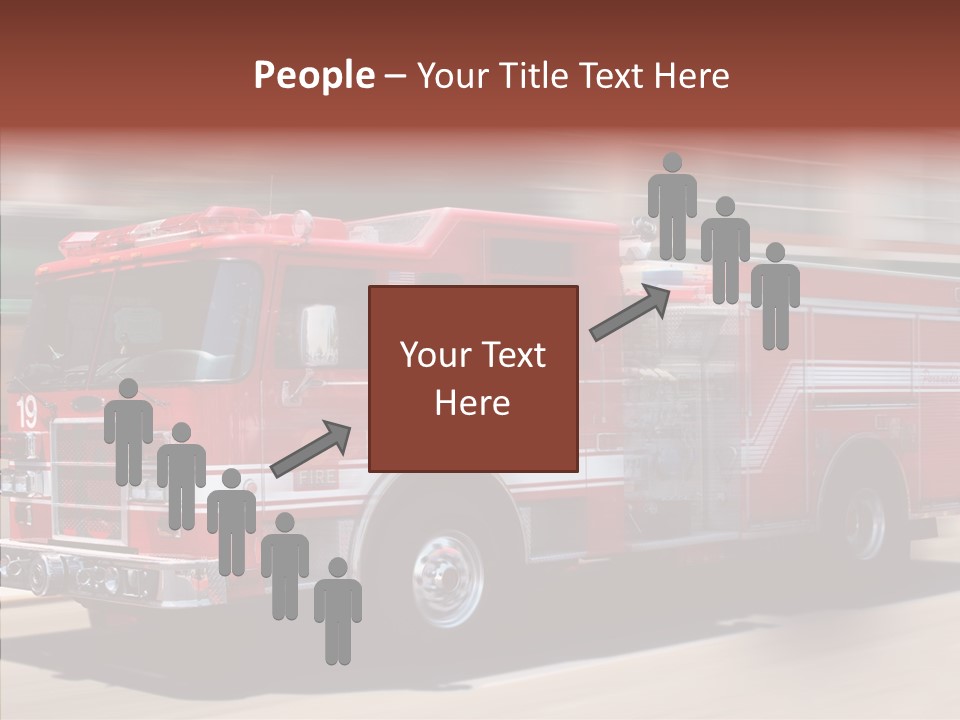 Fire Red Emergency PowerPoint Template
