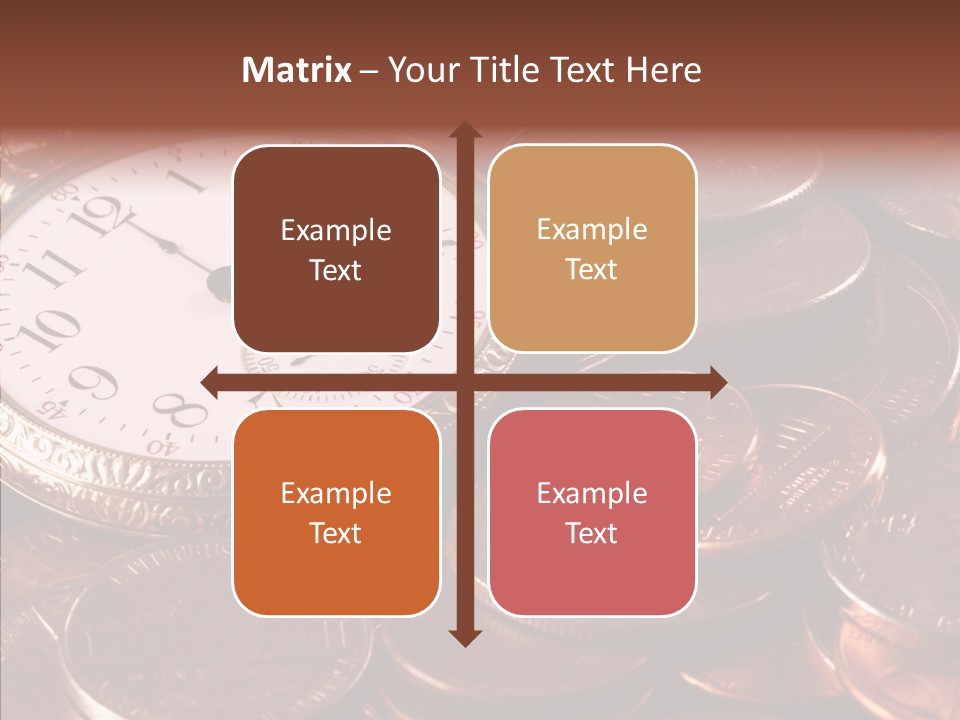 Finance Business Watch PowerPoint Template