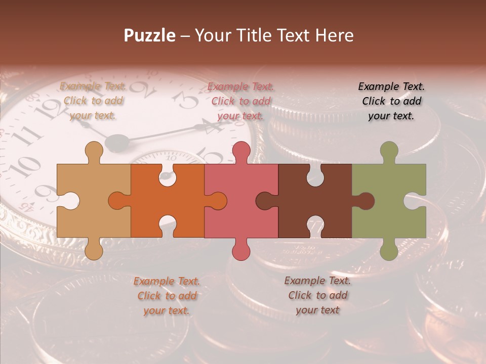 Finance Business Watch PowerPoint Template