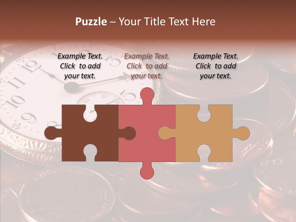 Finance Business Watch PowerPoint Template