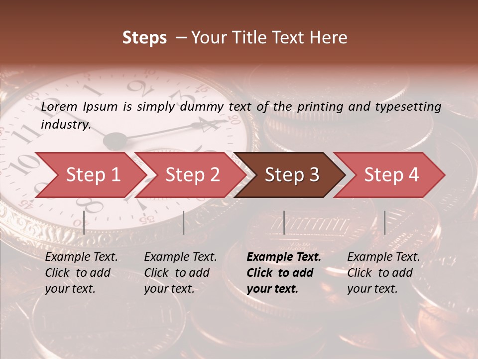 Finance Business Watch PowerPoint Template