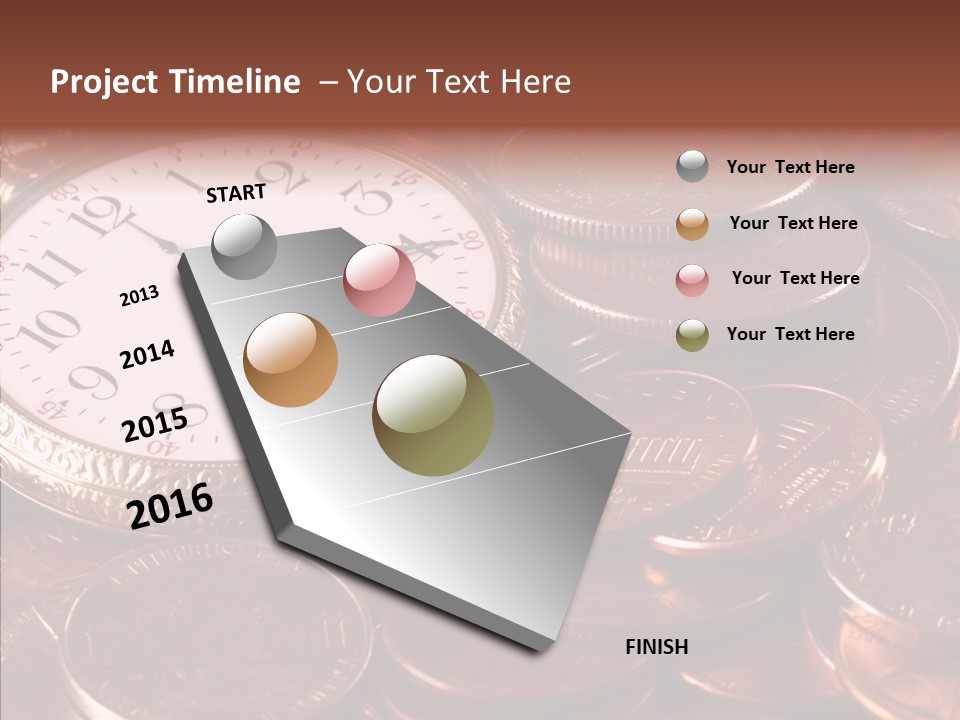 Finance Business Watch PowerPoint Template