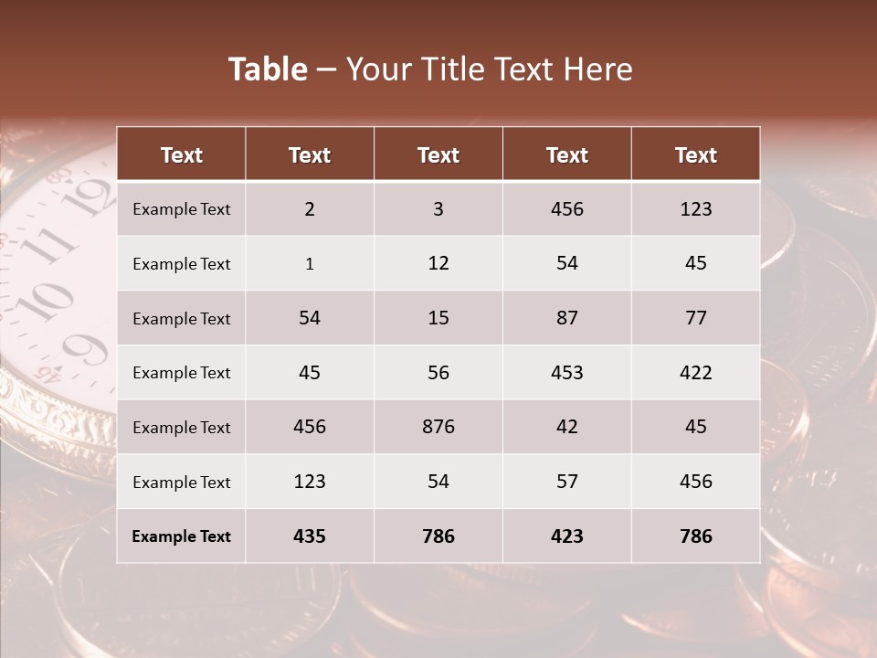 Finance Business Watch PowerPoint Template