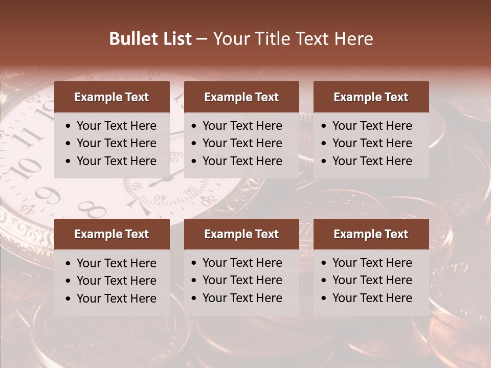 Finance Business Watch PowerPoint Template