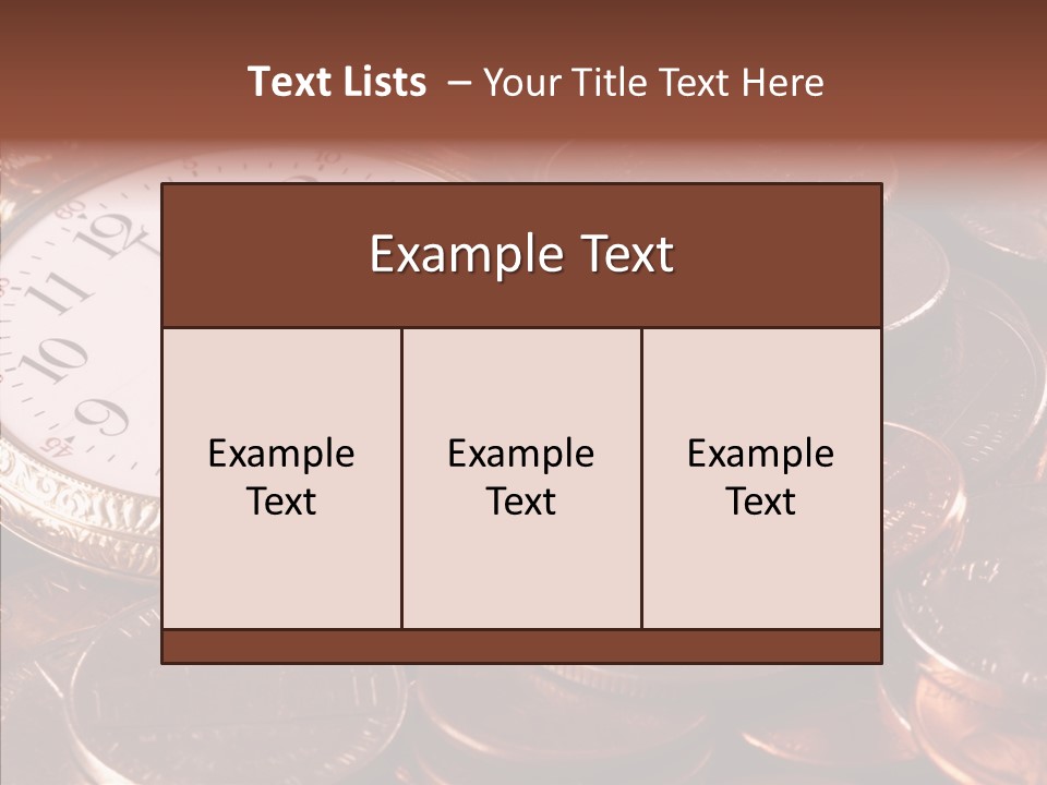 Finance Business Watch PowerPoint Template