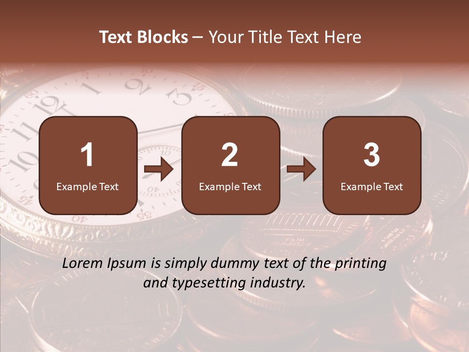 Finance Business Watch PowerPoint Template