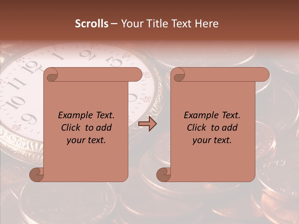Finance Business Watch PowerPoint Template