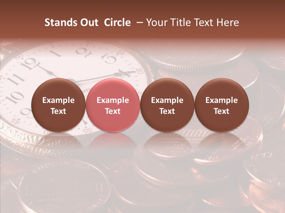 Finance Business Watch PowerPoint Template