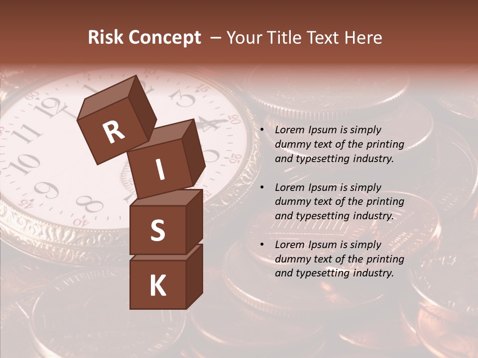 Finance Business Watch PowerPoint Template