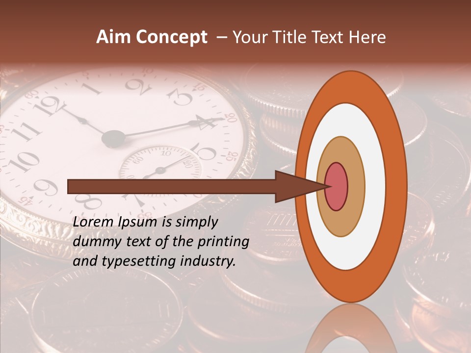 Finance Business Watch PowerPoint Template