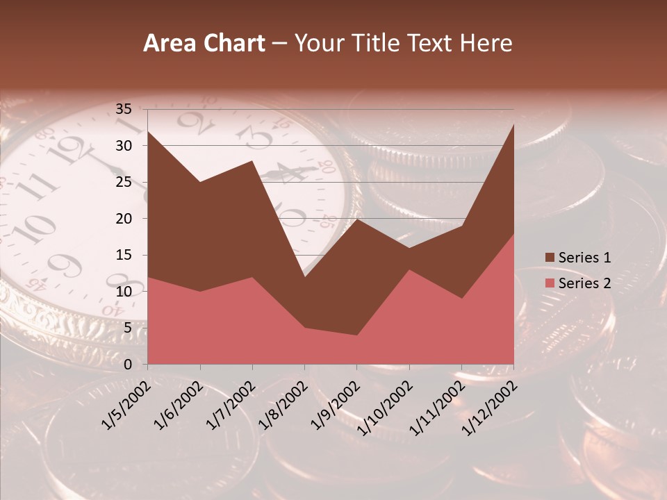 Finance Business Watch PowerPoint Template